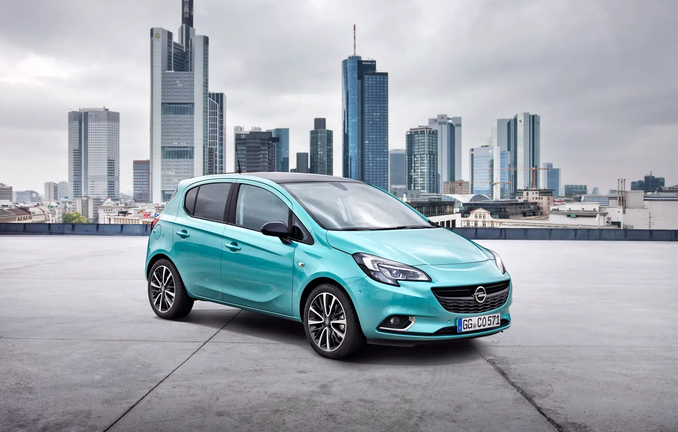 Photo wallpaper Opel, Corsa, Opel, 5-door, 2014, Color Edition, Corsa