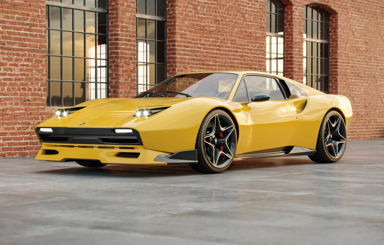 Photo wallpaper GranTurismo, Ferrari 288 GTO, 2022, restomod, Large