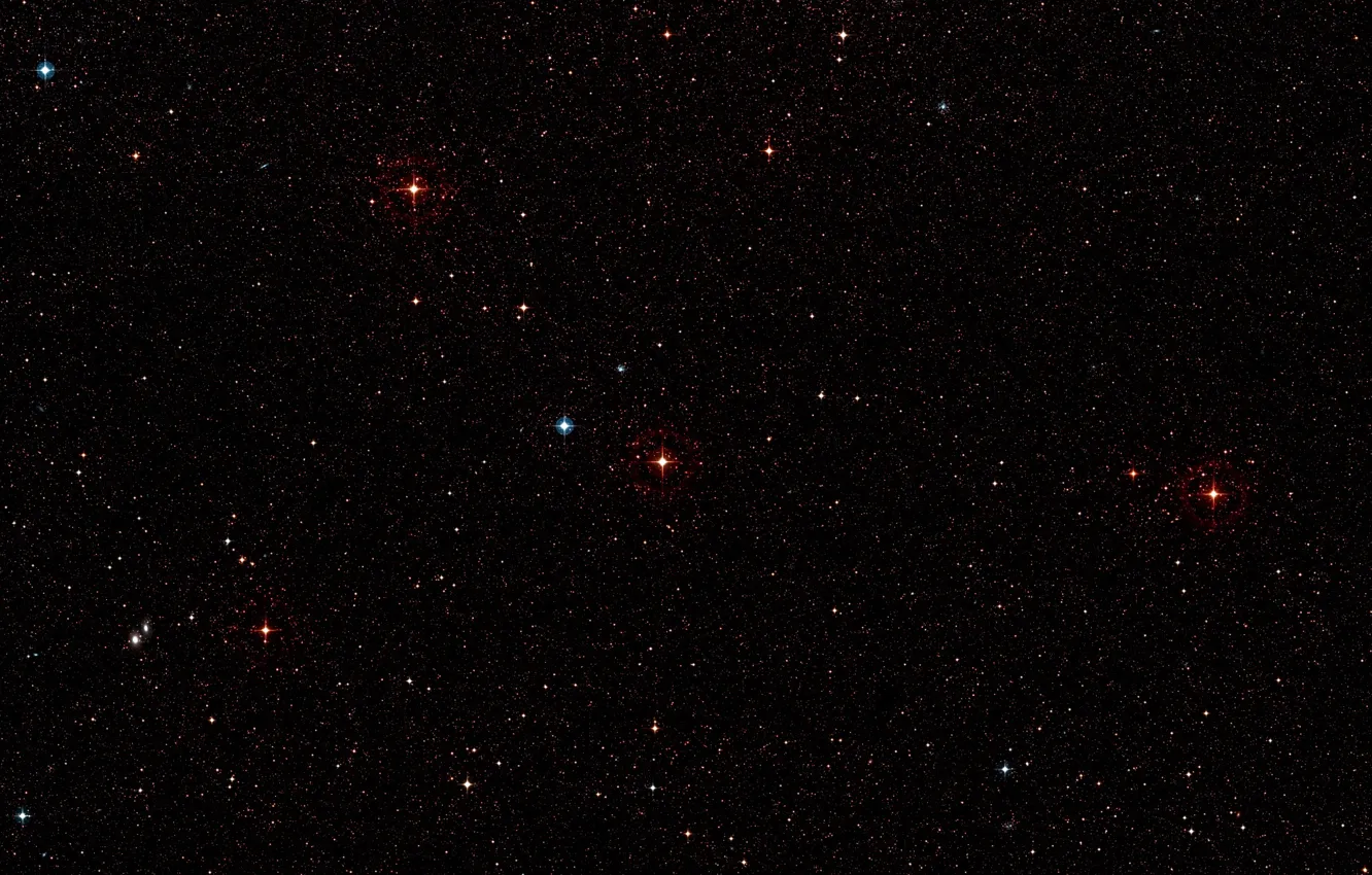 Photo wallpaper Stars, LMC, DSS2, MUSE, LHA 120-N 180B, Constellation Mensa, Surroundings part 4