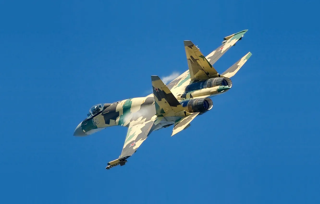 Photo wallpaper fighter, Dry, Su-35BM