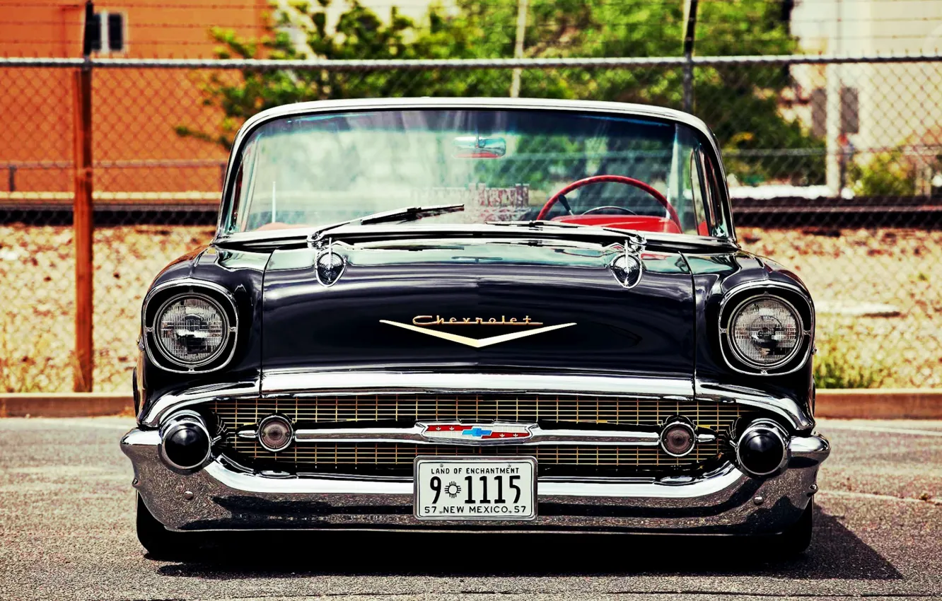 Photo wallpaper Chevrolet, Car, Bel Air, Old