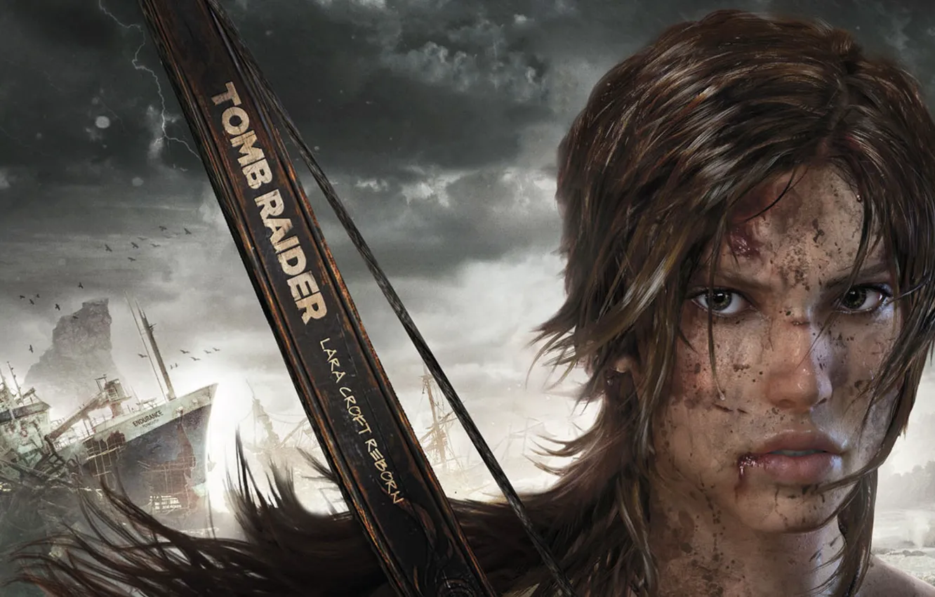 Photo wallpaper Tomb Raider, Reborn, Lara Coft, New