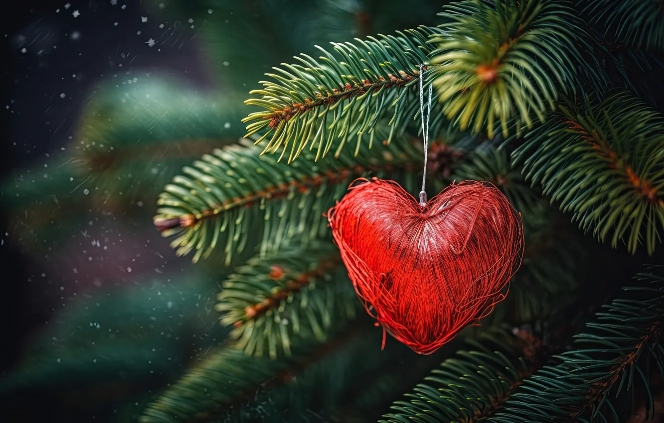 Photo wallpaper love, romance, heart, new year, Christmas, love, Christmas, Valentine's day