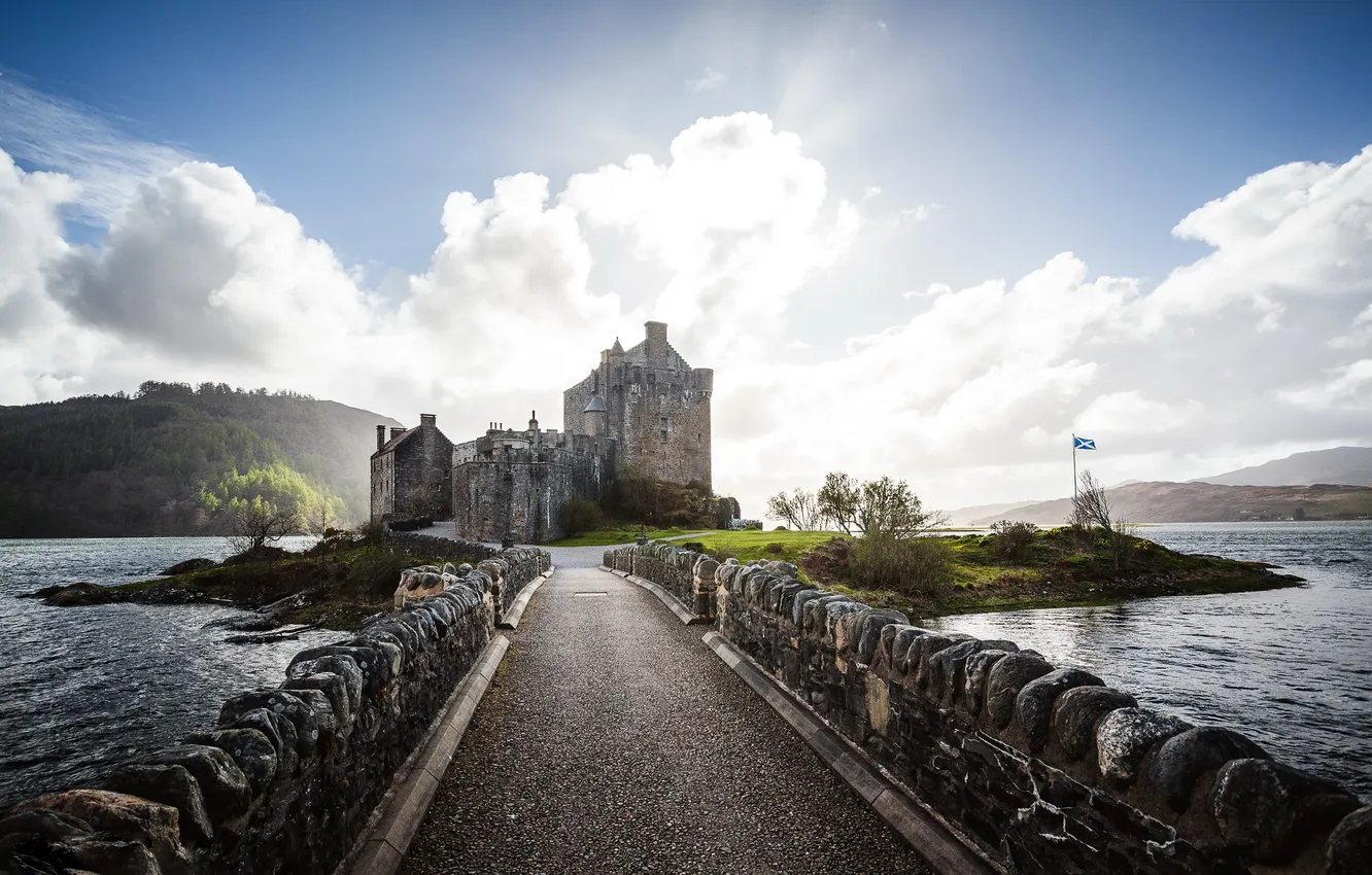 Photo wallpaper Scotland, United Kingdom, Dornie