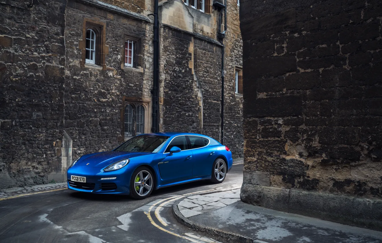 Photo wallpaper Porsche, Panamera, street, S E-Hybrid