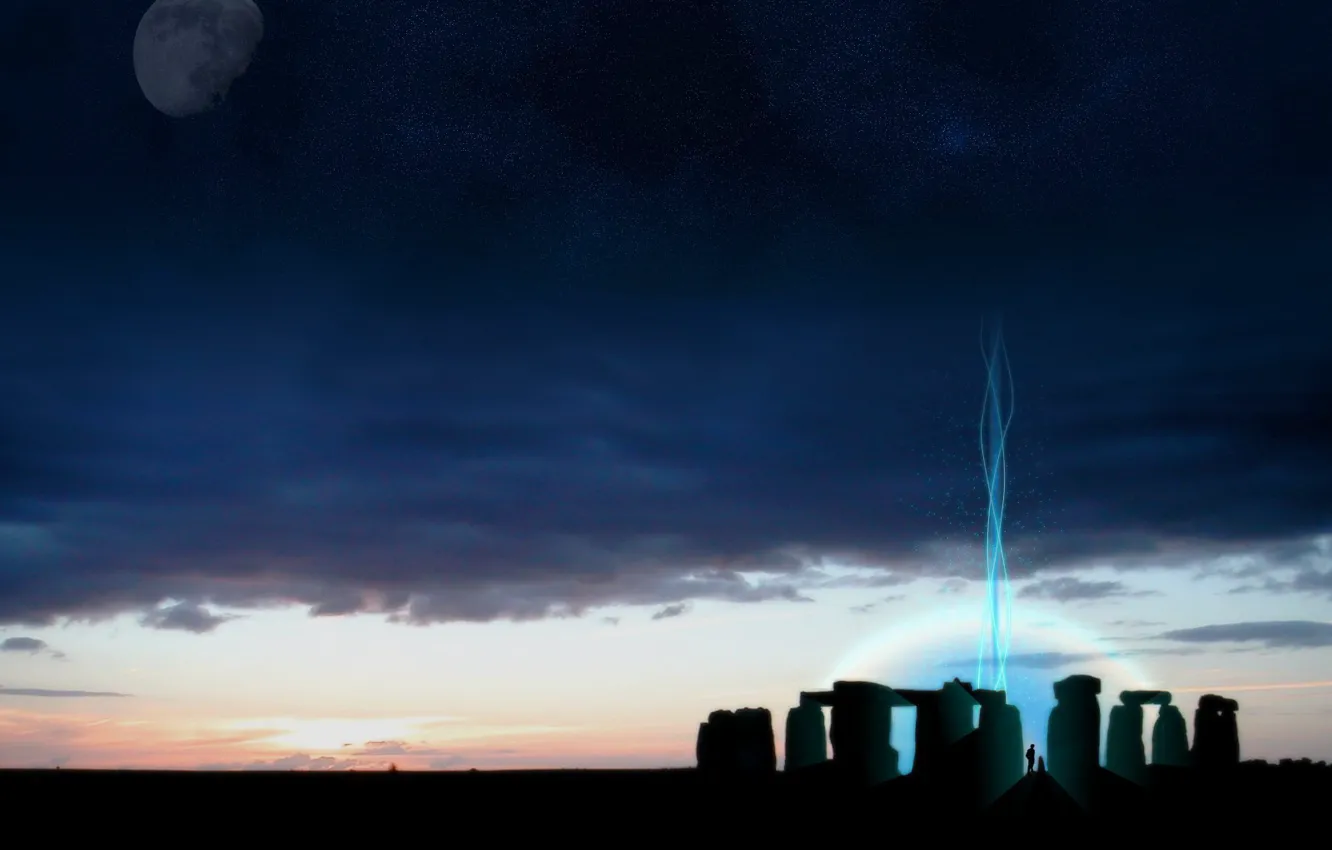 Photo wallpaper energy, Stonehenge, unknown