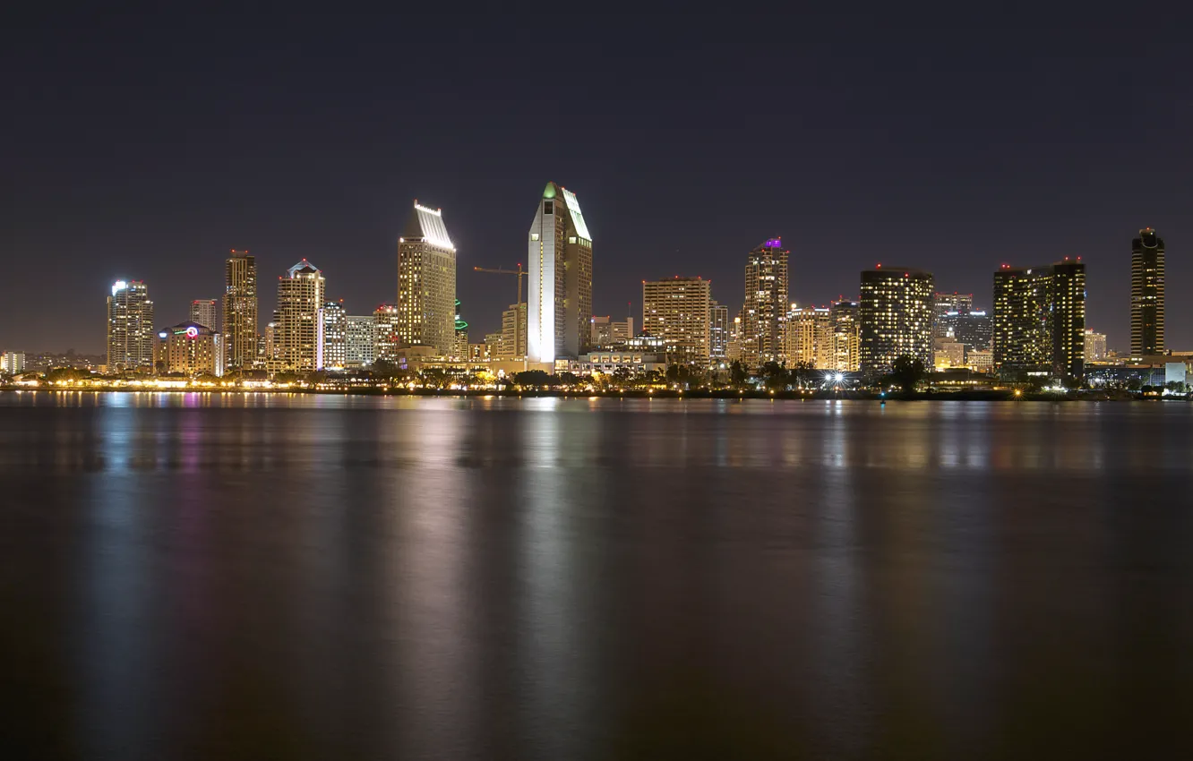 Photo wallpaper city, the city, CA, USA, USA, California, San Diego, San Diego