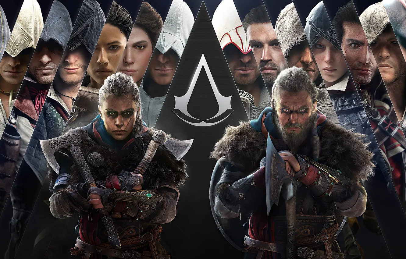 Photo wallpaper game, assassin's creed, assassins