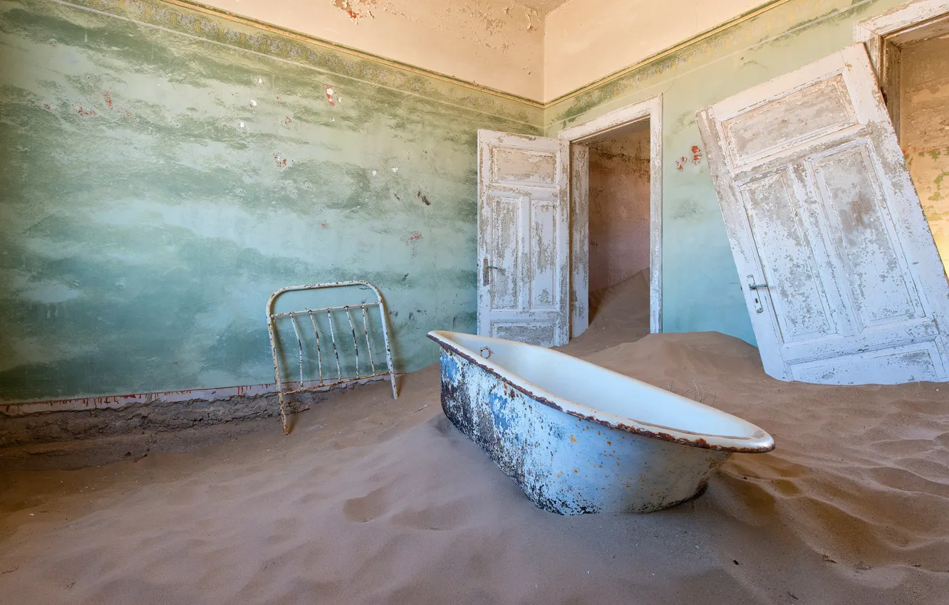 Photo wallpaper sand, room, bath