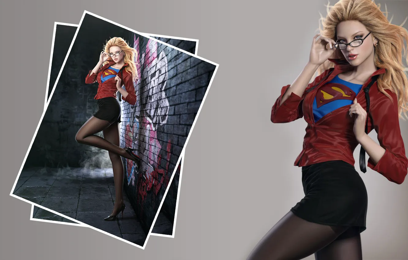 Photo wallpaper sexy, legs, blonde, shoes, clothing, pantyhose, heels, shirts