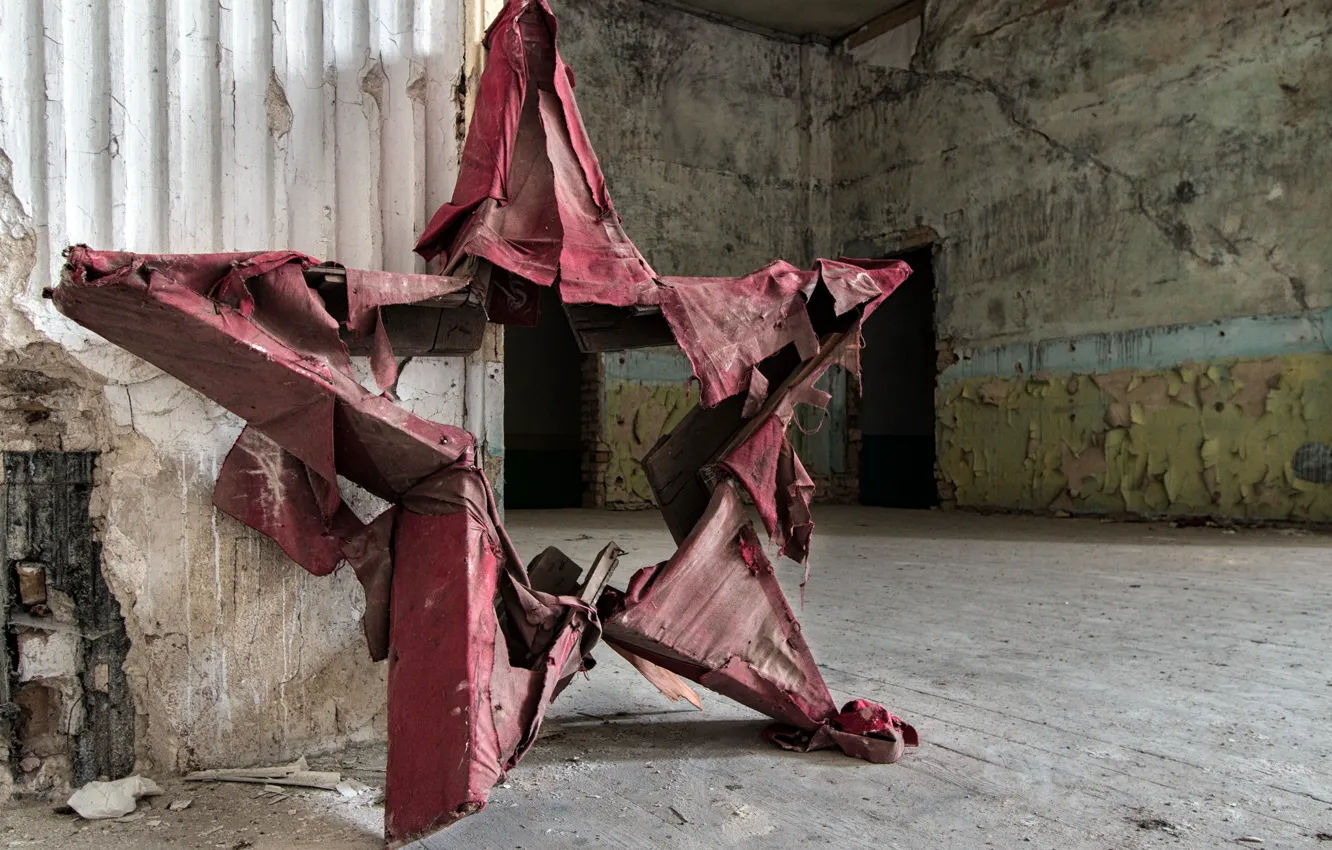 Photo wallpaper stars, red, background