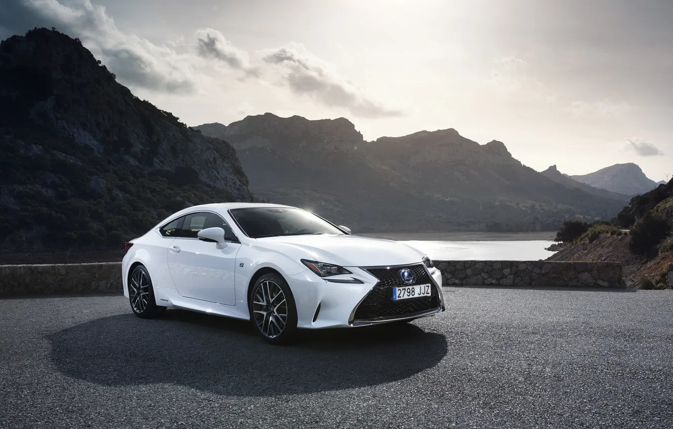 Photo wallpaper white, Lexus, Lexus, F-Sport