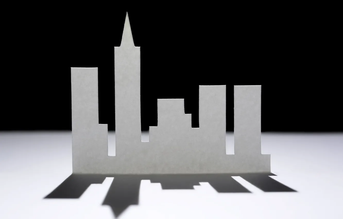 Photo wallpaper the city, paper, background