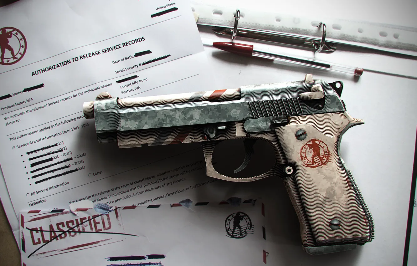 Photo wallpaper weapons, weapon, Valve, Counter-Strike, csgo, Beretta, CS:GO, Global Offensive