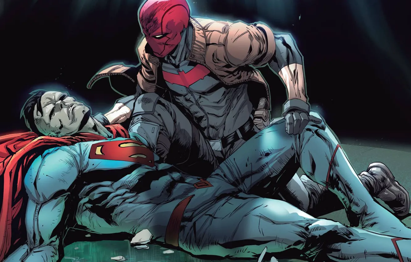 Photo wallpaper Red Hood, Bizarro, Jason Todd, rebirth, DC, outlaws, red hood and the outlaws