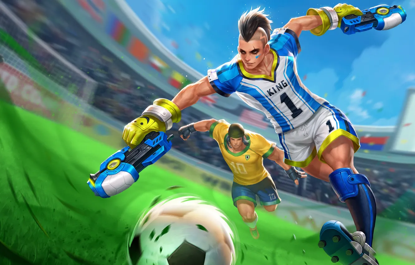 Photo wallpaper football, the game, King of Glory