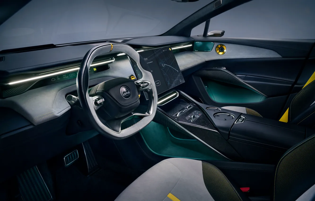 Photo wallpaper Lotus, car interior, Lotus Eletre, Eletre