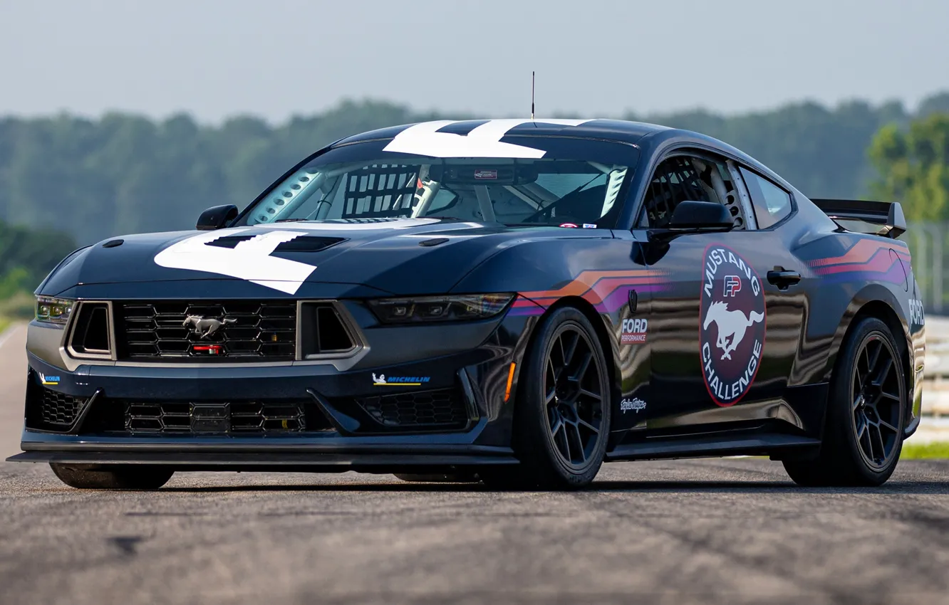 Wallpaper Ford, Ford Mustang, 2024, Dark Horse, R Race Car, Ford ...