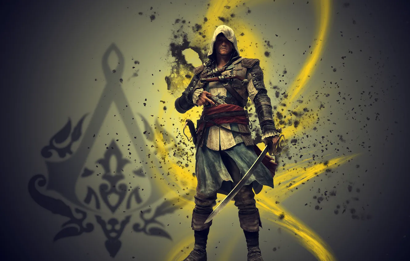 Photo wallpaper assassin, Edward Kenway, edvard kenway, assassins creed 4 black flag