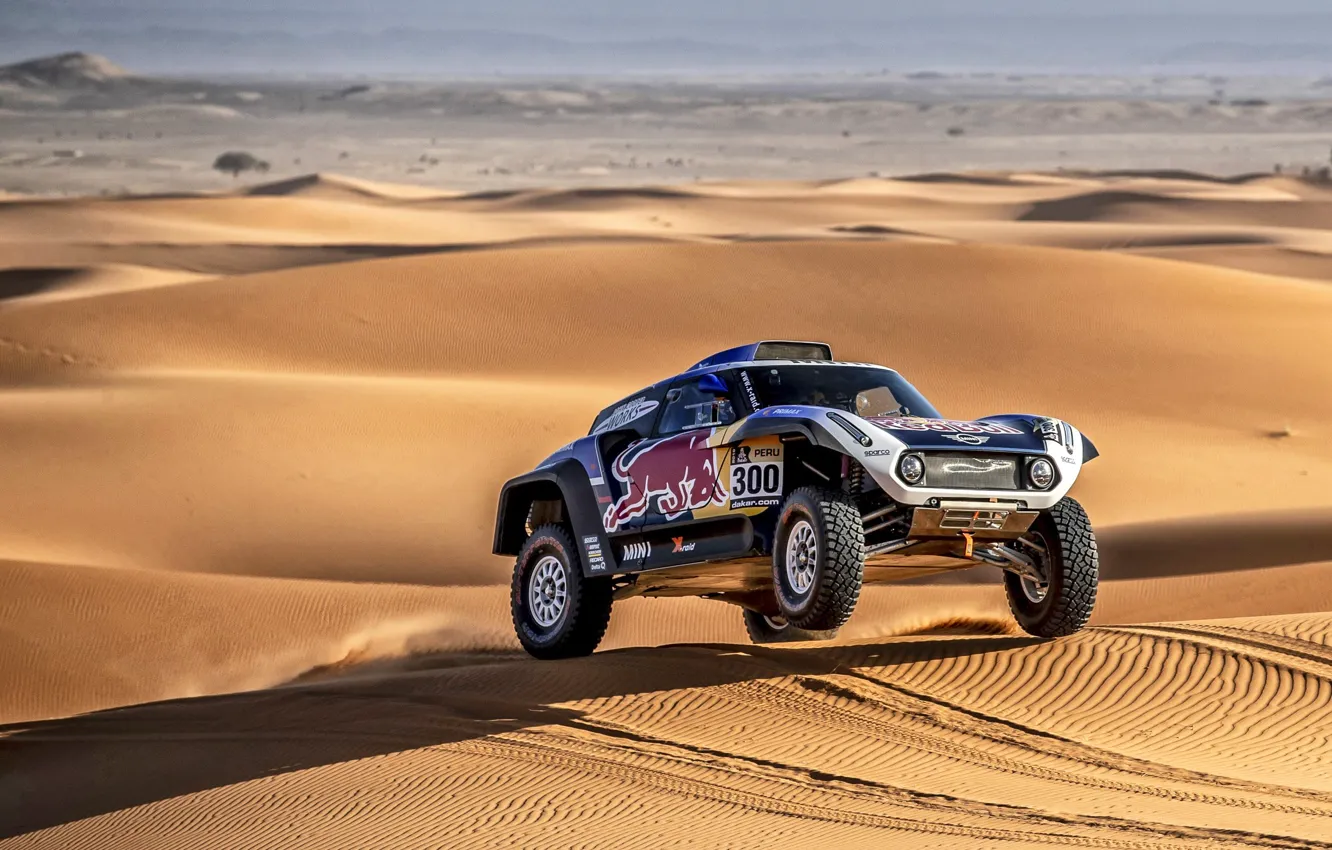 Photo wallpaper Sand, Auto, Mini, Sport, Machine, Car, 300, Rally