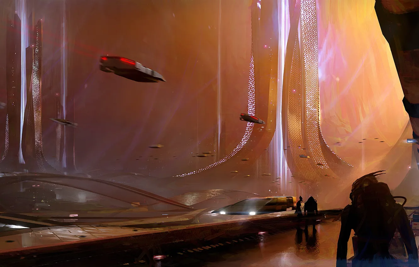 Photo wallpaper game, mass effect, art, Concept Art, mass effect 5