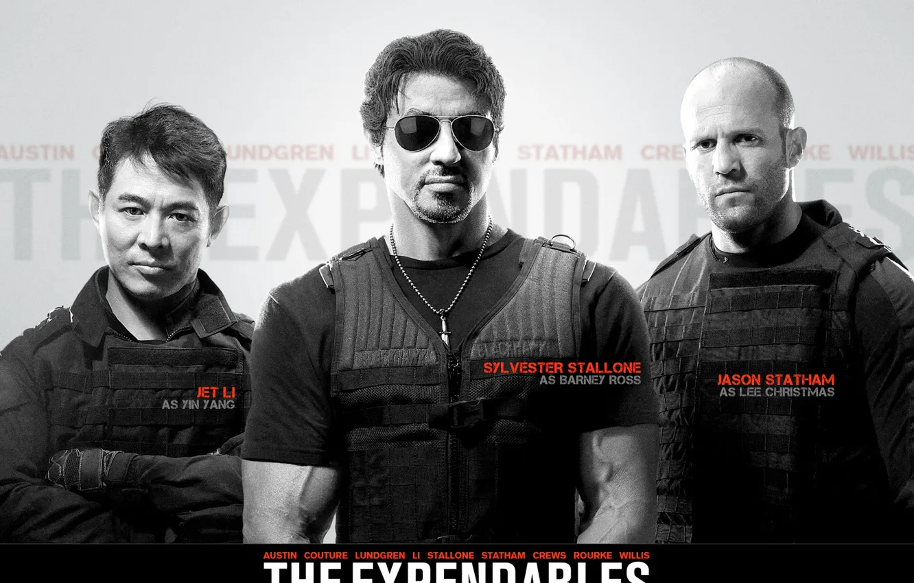 Photo wallpaper The Expendables, the expendables, Stallone, Statham