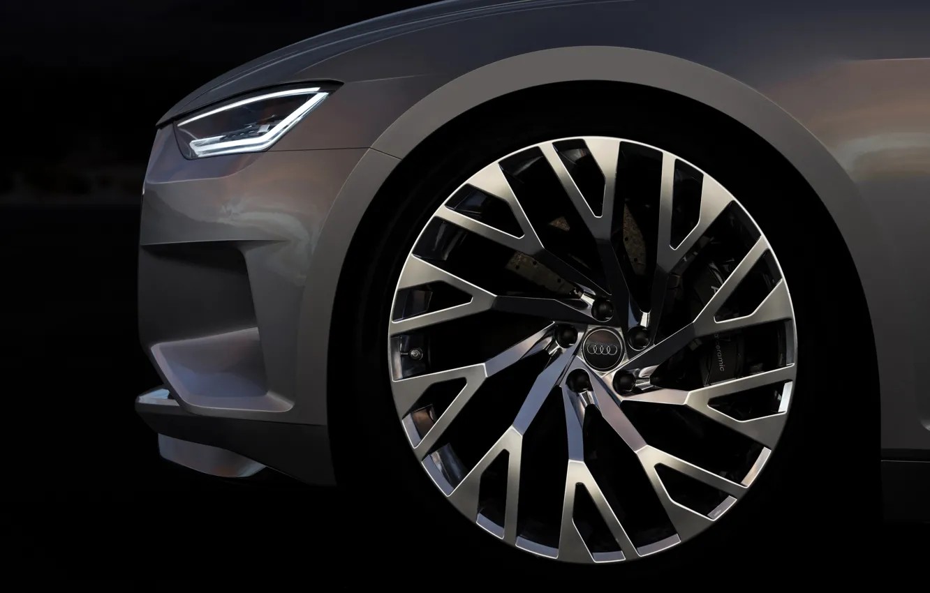 Photo wallpaper Concept, Audi, coupe, wheel, Coupe, 2014, Prologue
