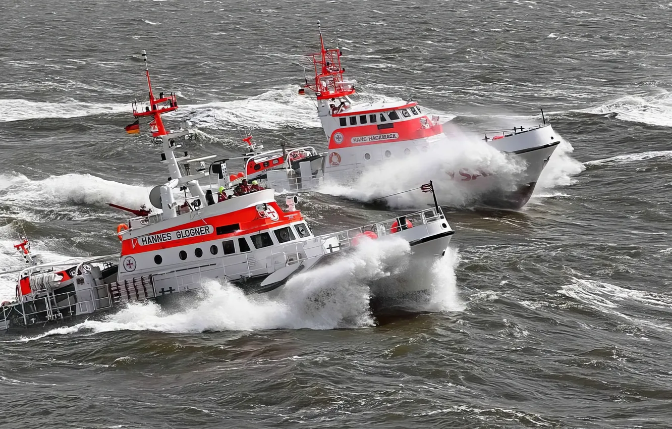 Photo wallpaper race, boat, speed