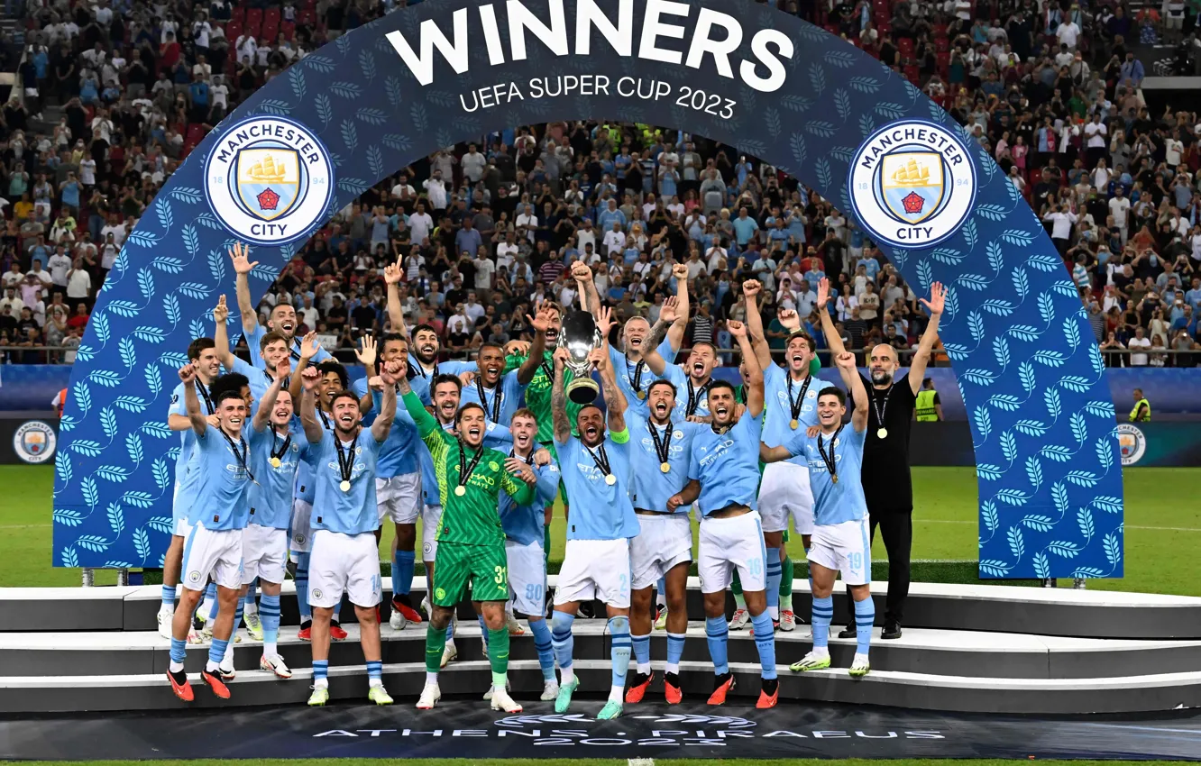 Photo wallpaper the final, Manchester city, Manchester City, UEFA SUPER CUP 2023, UEFA Super Cup 2023