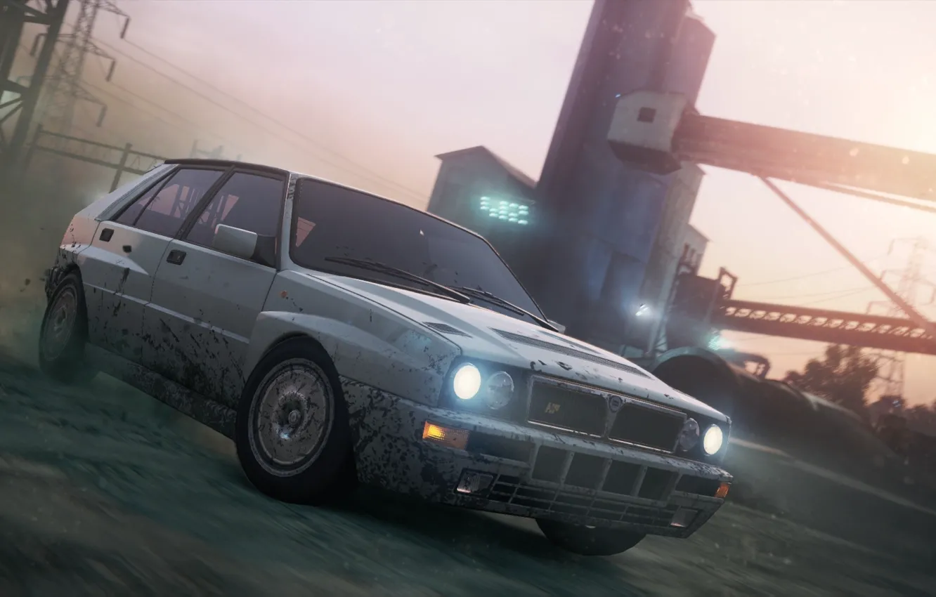 Photo wallpaper 2012, Need for Speed, nfs, Lancia, Most Wanted, NSF, NFSMW, Delta Integrale