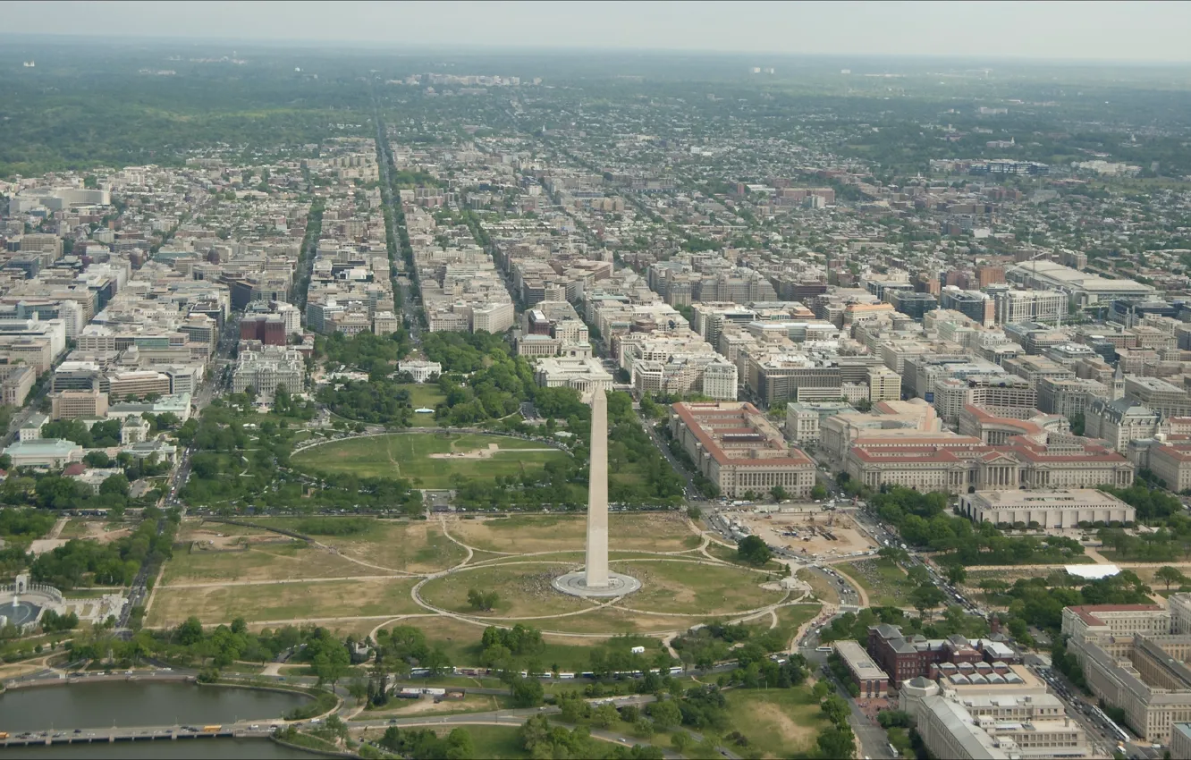 Photo wallpaper city, USA, Washington