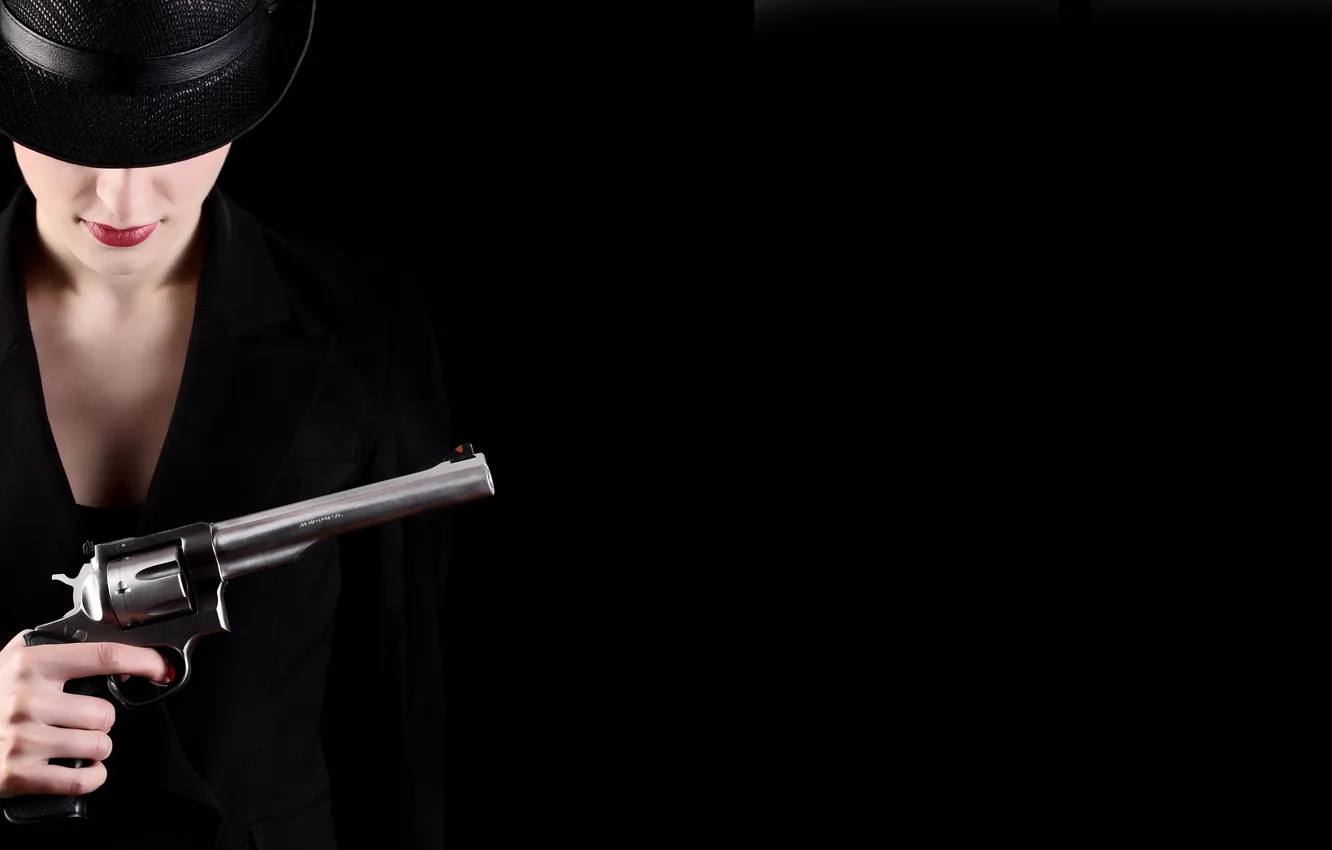 Photo wallpaper metal, weapons, Shine, hat, jacket, neckline, killer, grin