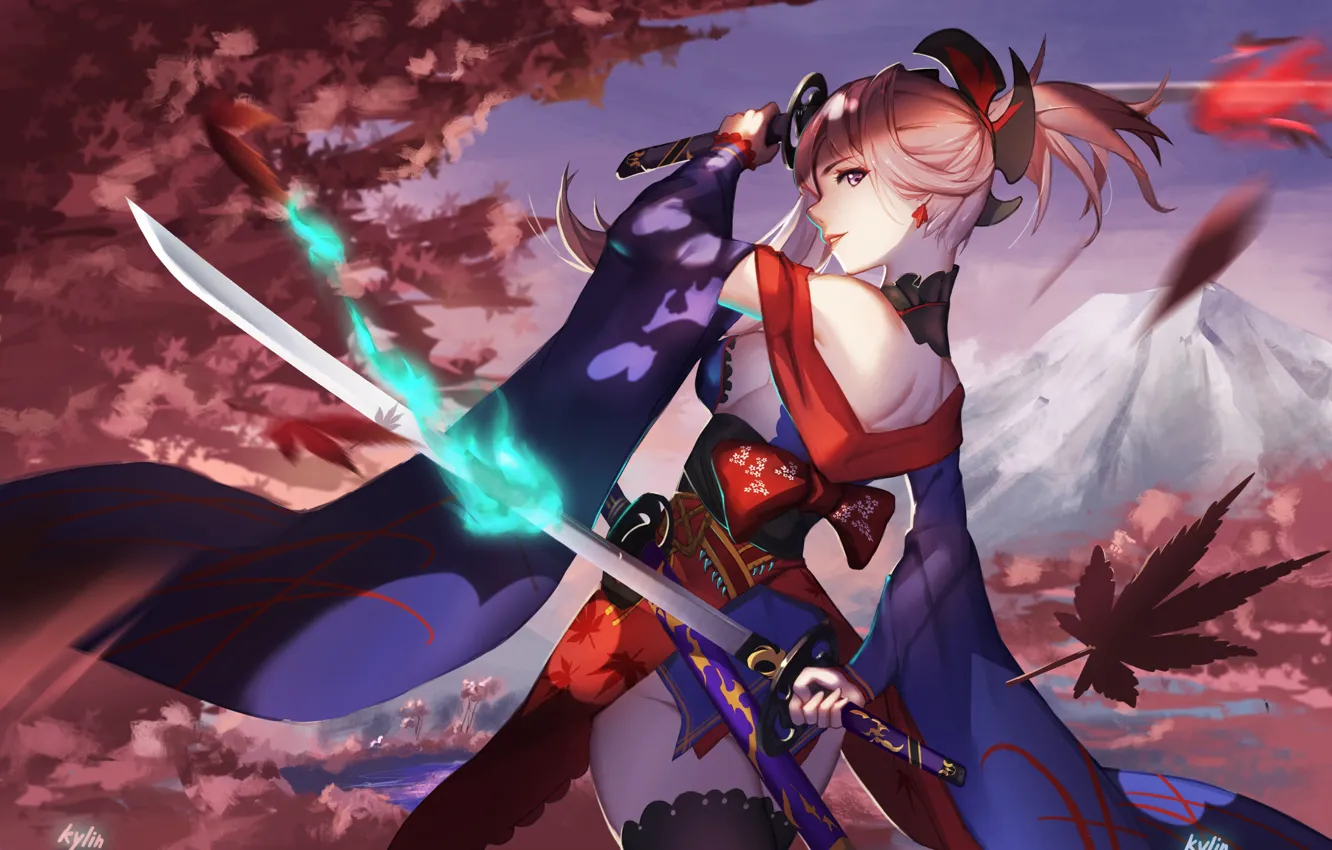 Photo wallpaper girl, anime, art, Fate Grand Order