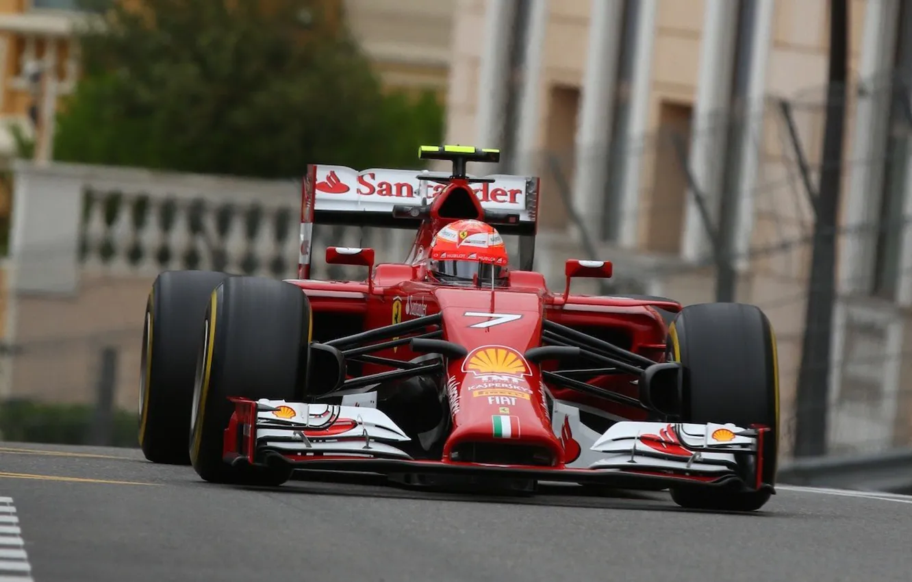Photo wallpaper Ferrari, Monaco, Kimi, Raikkonen also, Formula 1, kimi raikkonen also, f14t