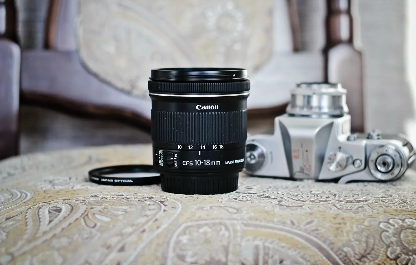 Photo wallpaper Canon, Canon 10-18mm, efs 10-18mm