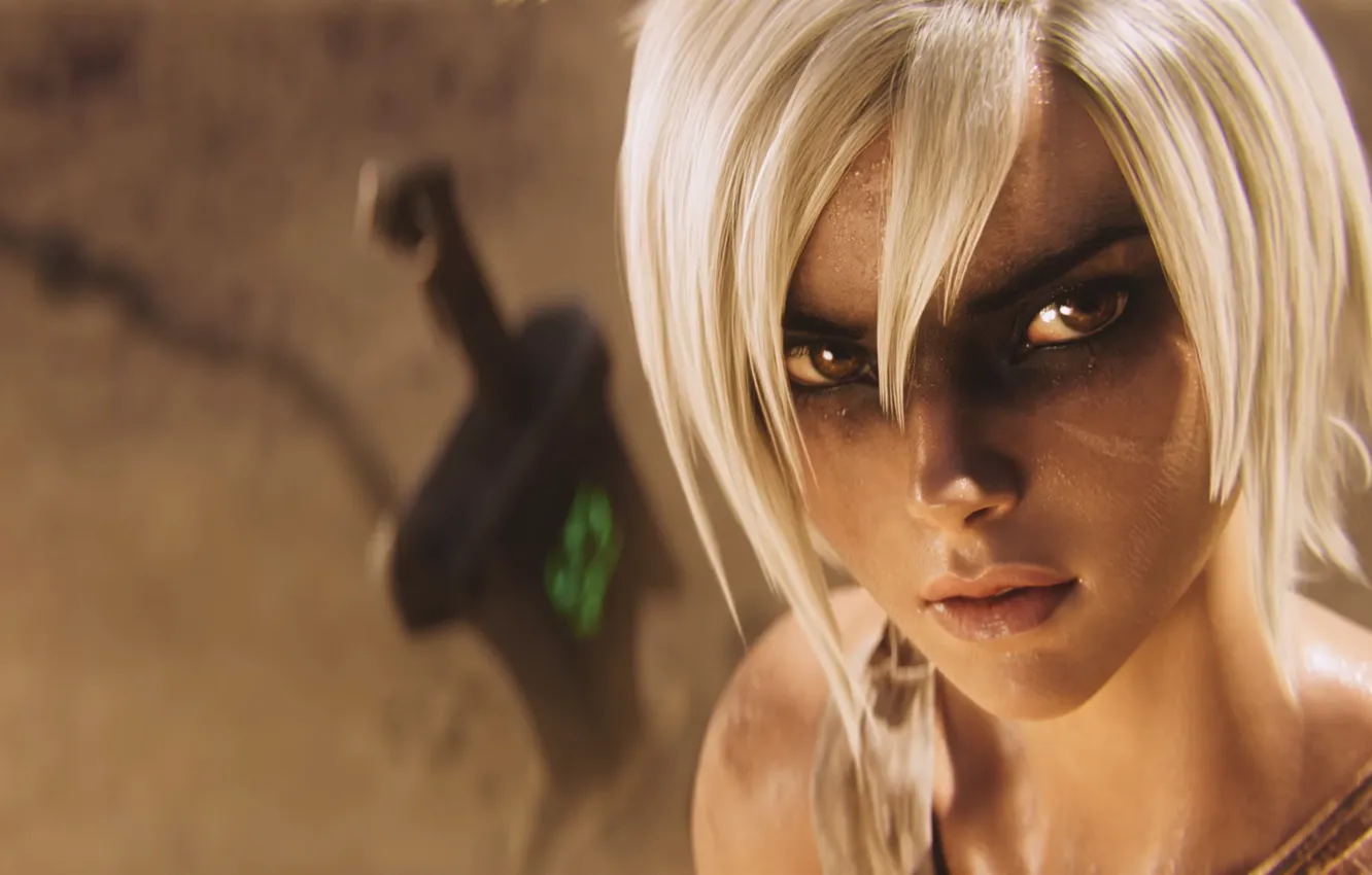 Photo wallpaper League of Legends, riven, Exile, League Of Legends, Riven