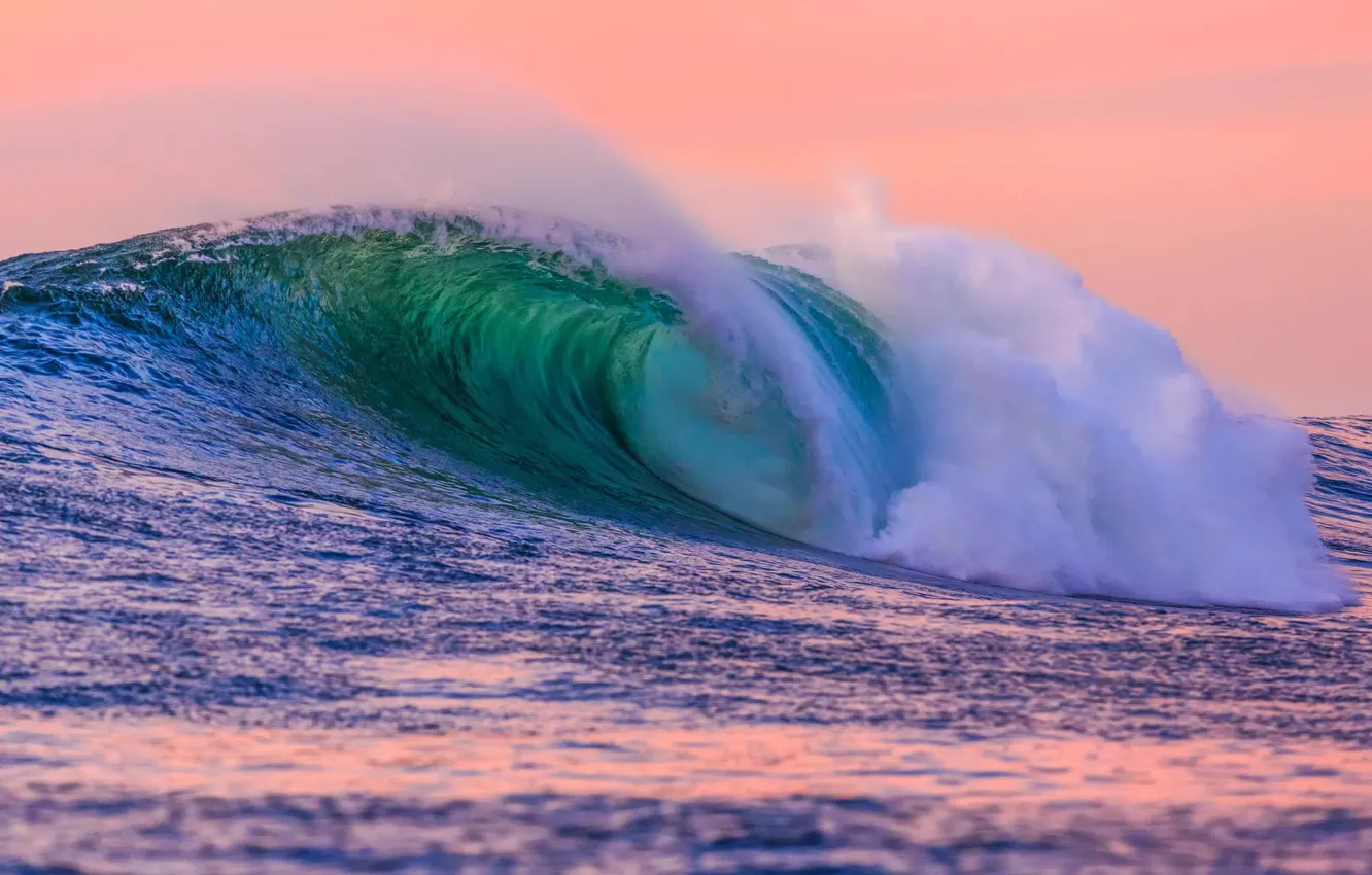 Photo wallpaper sea, water, the ocean, wave