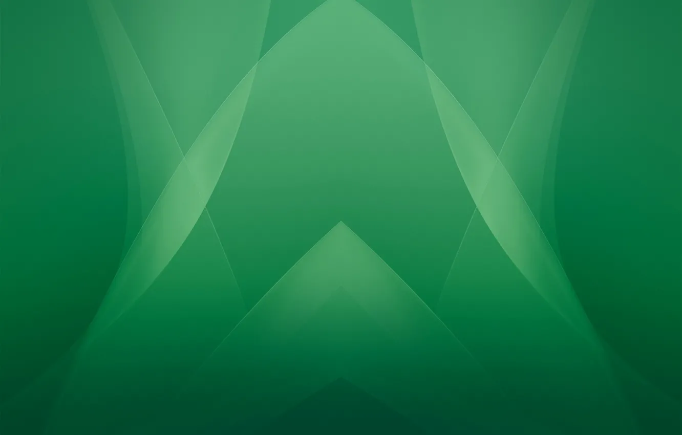 Photo wallpaper green, figure, saver