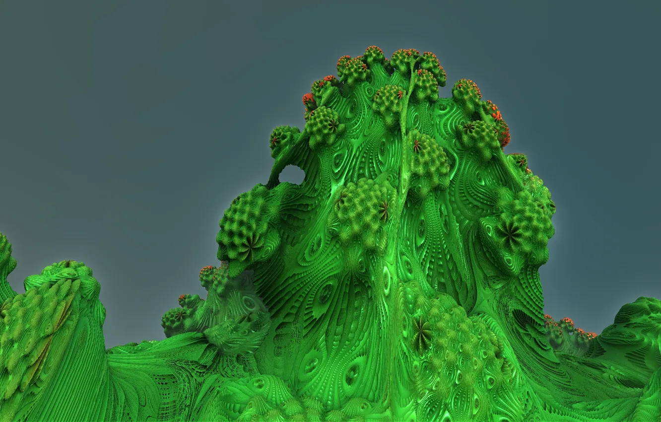 Photo wallpaper fantasy, structure, fractal