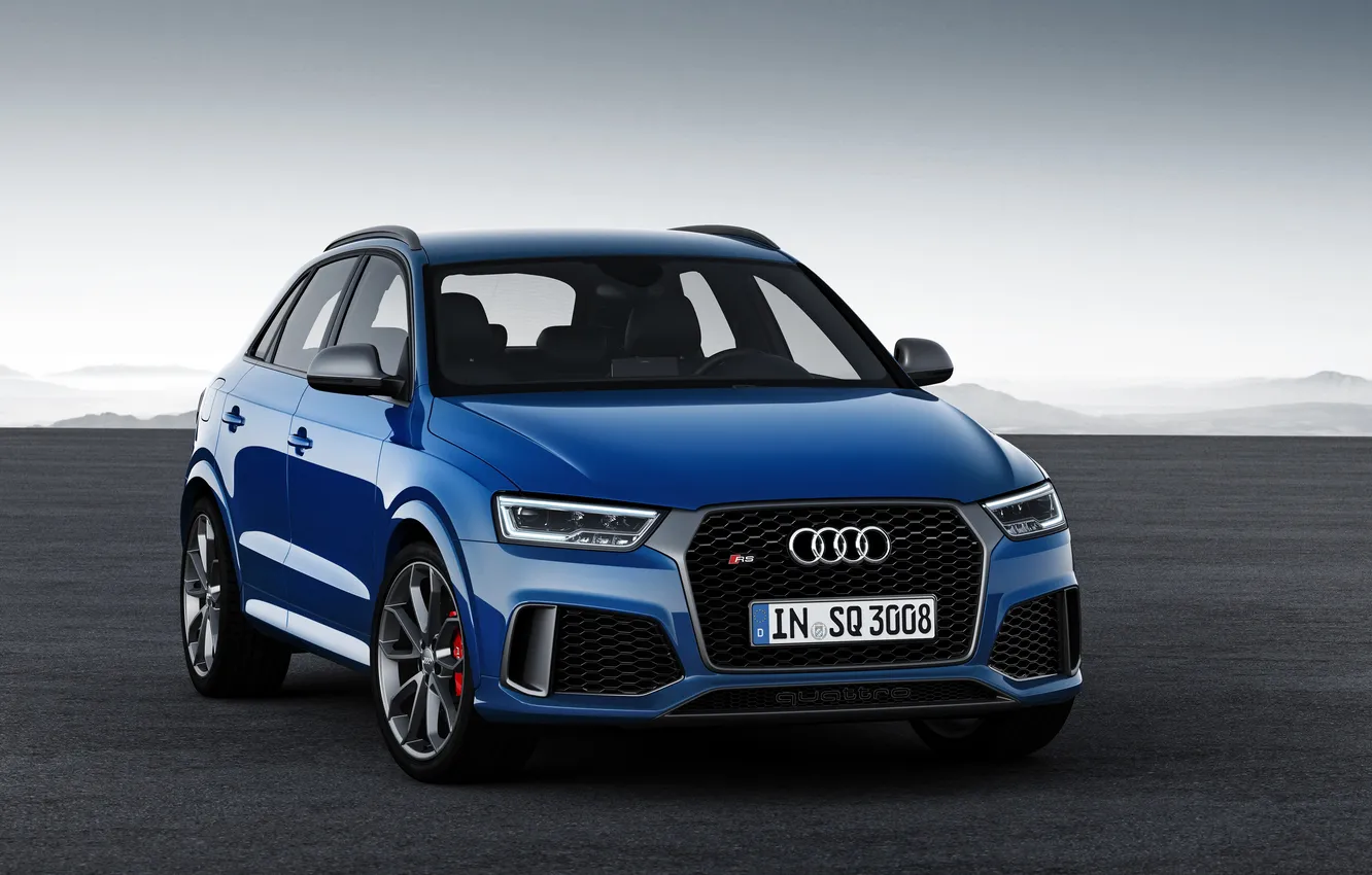 Photo wallpaper blue, Audi, Audi, crossover