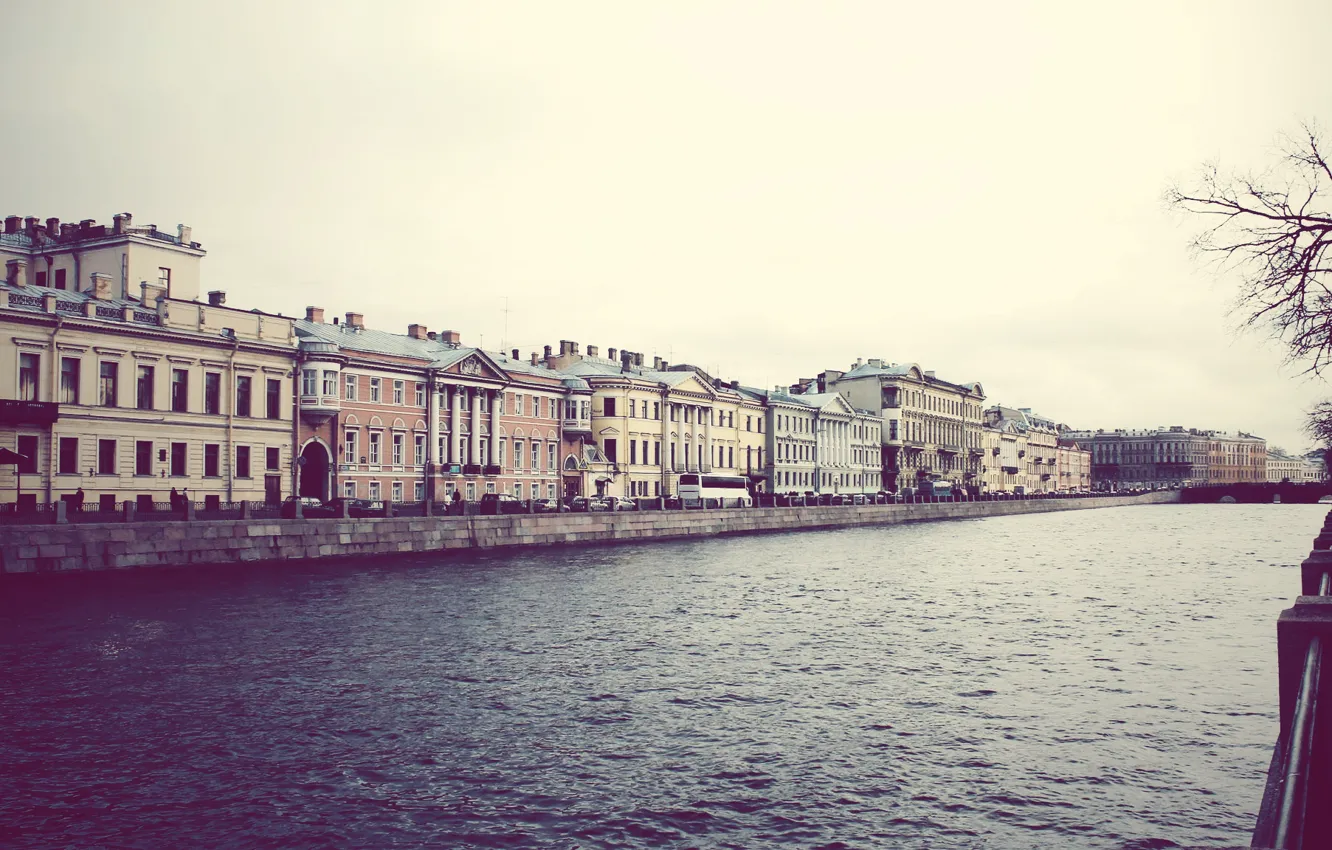 Photo wallpaper river, building, home, Peter, Saint Petersburg, channel, Russia, St. Petersburg