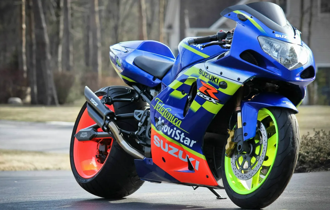 Photo wallpaper suzuki, motorcycle, gsx-r