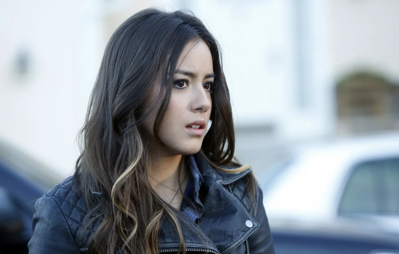 Photo wallpaper look, pose, brunette, the series, hair, Skye, Agents of S.H.I.E.L.D., Chloe Bennet