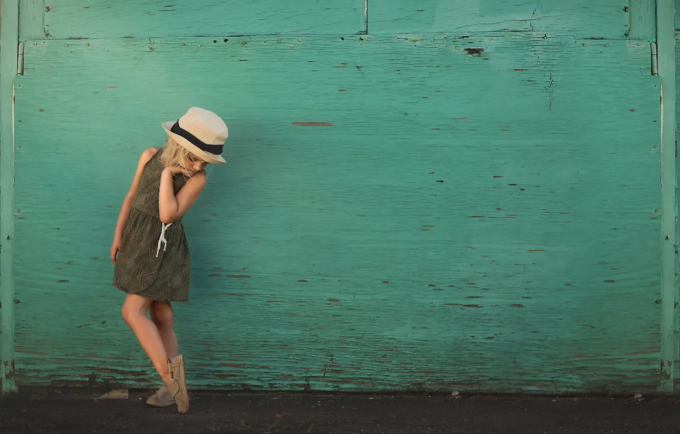 Photo wallpaper pose, background, girl