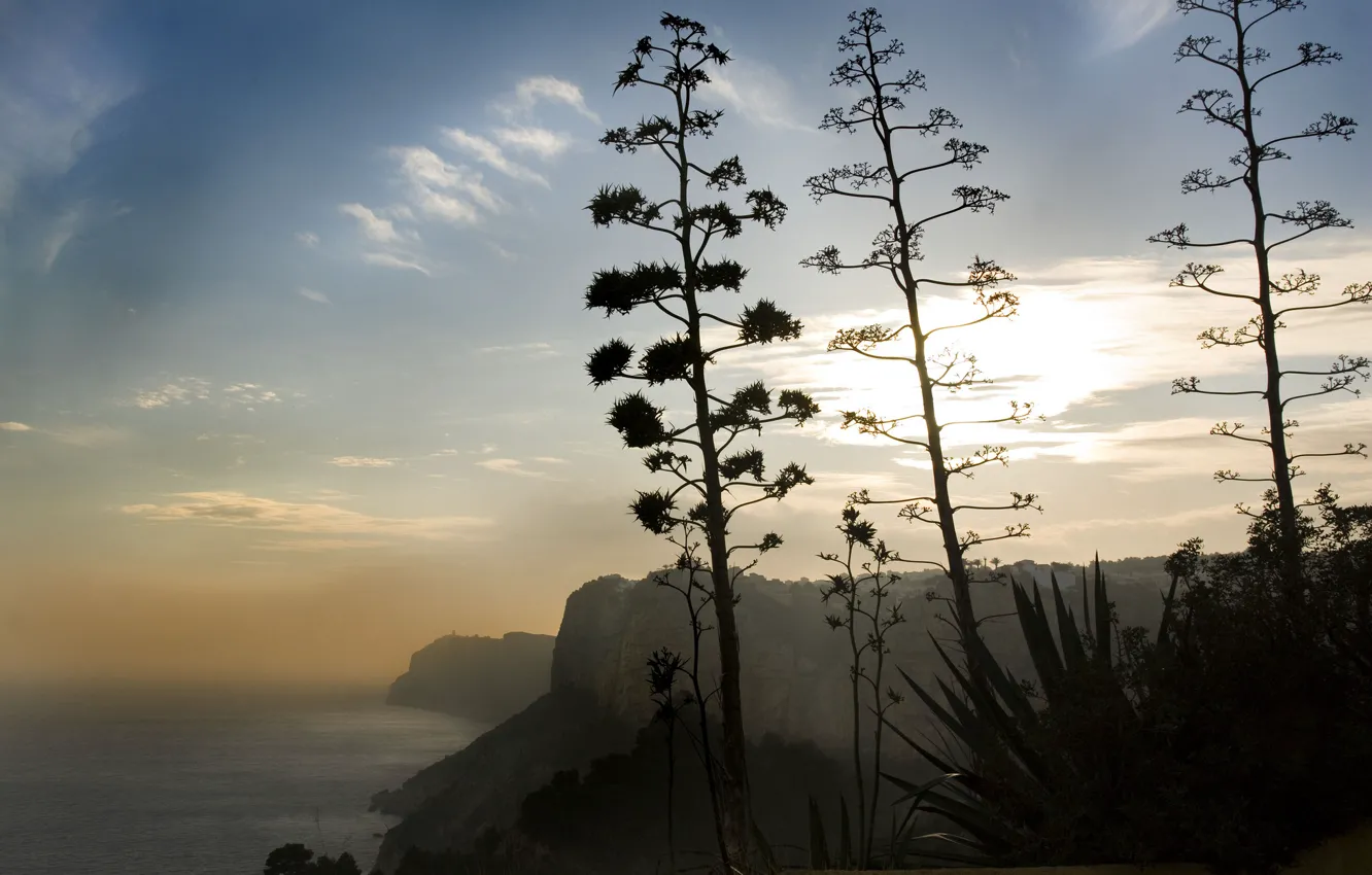 Photo wallpaper coast, Spain, Costa Blanca, Cumbre del Sol