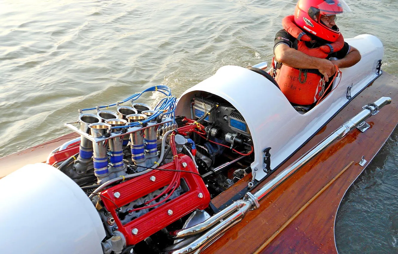 Photo wallpaper race, boat, speed