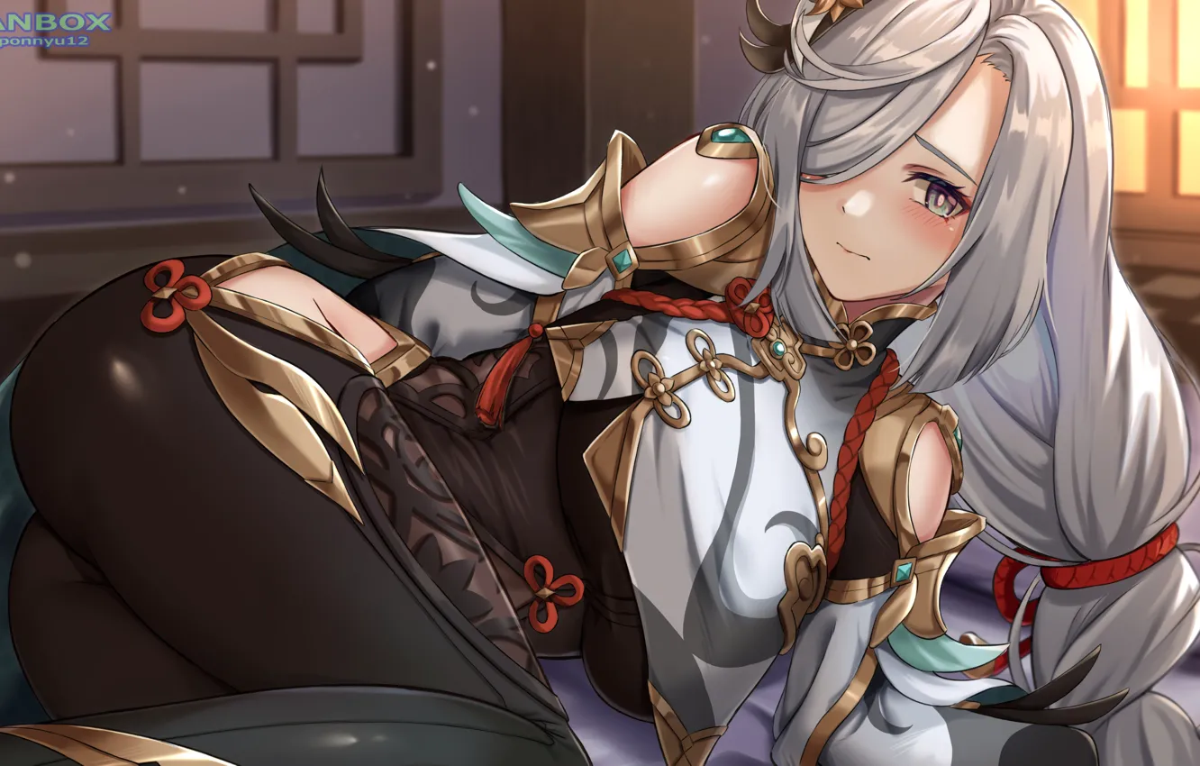 Photo wallpaper sexy girl, Genshin Impact, Shenhe