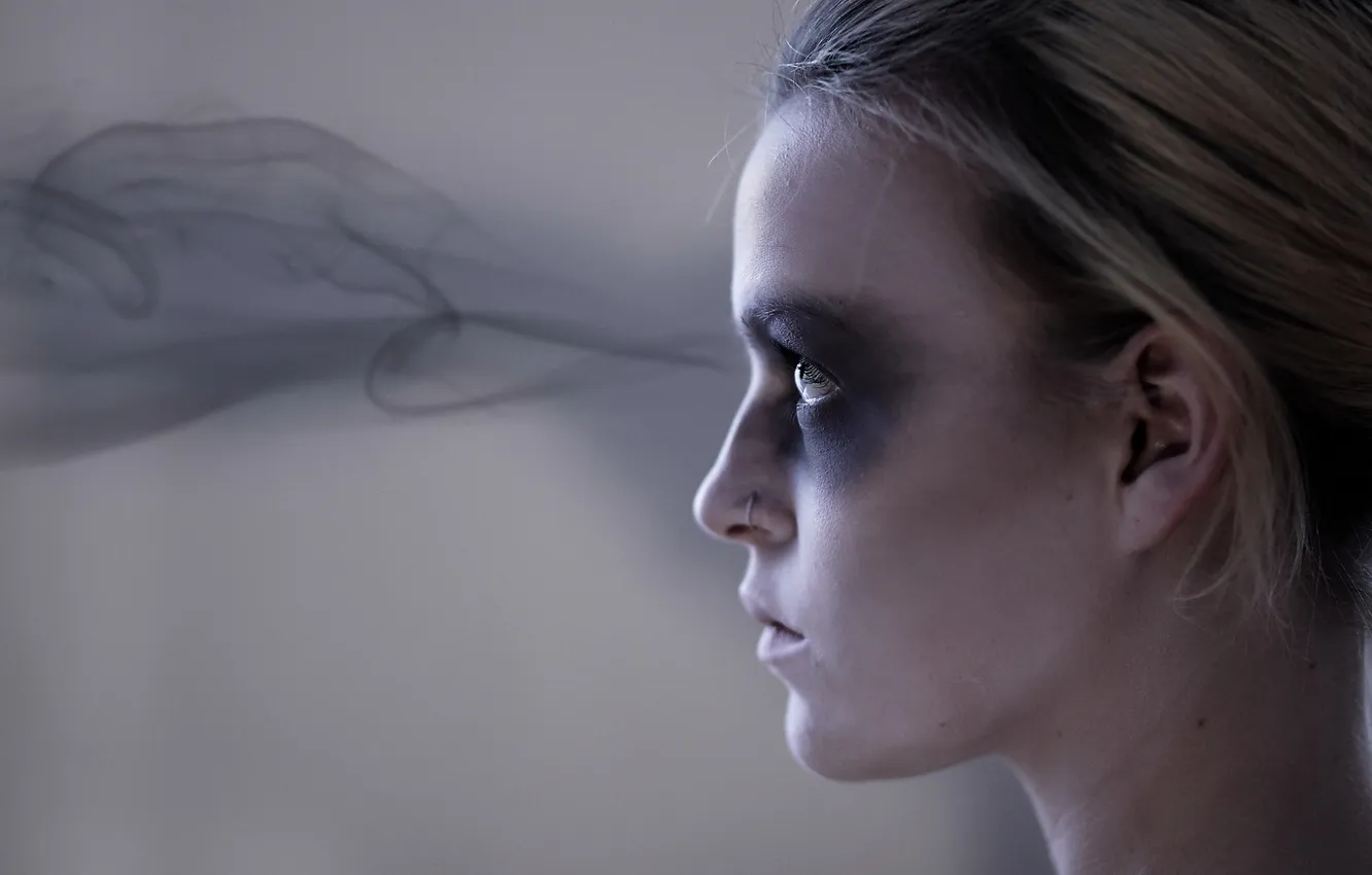 Photo wallpaper look, girl, background