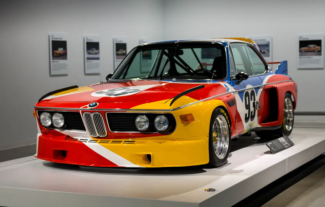 Photo wallpaper machine, auto, BMW, BMW 3.0 CSL, Alexander Calder, BMW 3.0, Art Car, BMW 3.0 CSL …