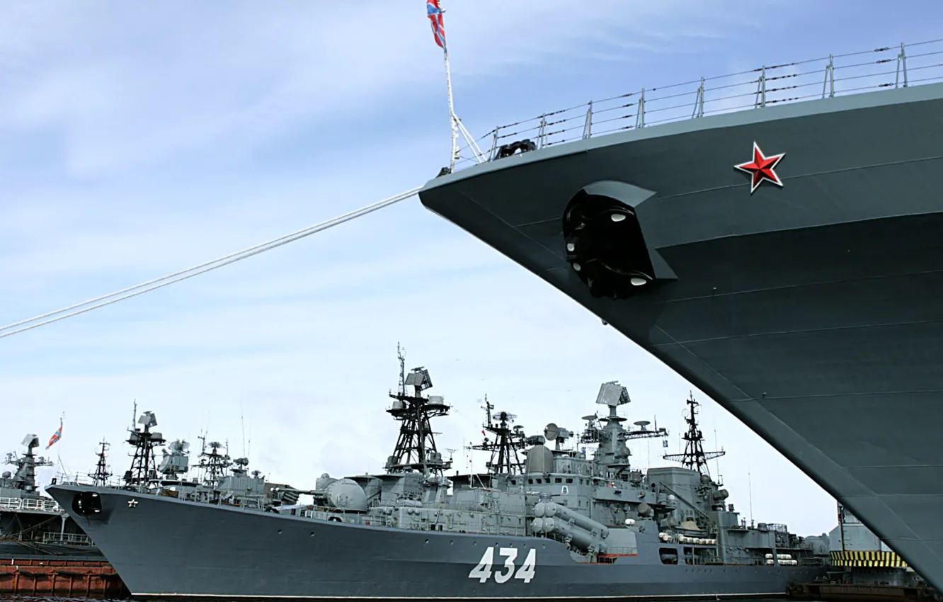 Photo wallpaper squadron, destroyer, Admiral Ushakov